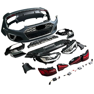 Kit de carrocería de alta calidad adecuado para 17-19 Style Upgrade 20-23 Style <span class=keywords><strong>Audi</strong></span> <span class=keywords><strong>A4</strong></span> Parachoques trasero delantero Faros delanteros Luz trasera - Product Image 3