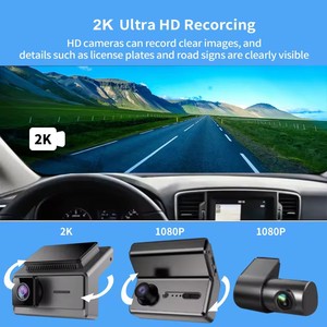 Nhà Máy Outlet xe ngược Hỗ trợ sao lưu phía sau xem máy ảnh 1-năm Full HD Video Recorder 2K + 1K + 1K 3 ống kính tầm nhìn ban đêm Vòng ghi âm - Product Image 4