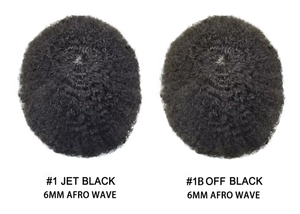 Prothèse capillaire afro H404 pour <span class=keywords><strong>homme</strong></span> noir, 100% <span class=keywords><strong>cheveux</strong></span> humains, système de remplacement, taille 8x10, boucles afro crépues de 6 mm, ondulations afro, expédition immédiate - Product Image 6