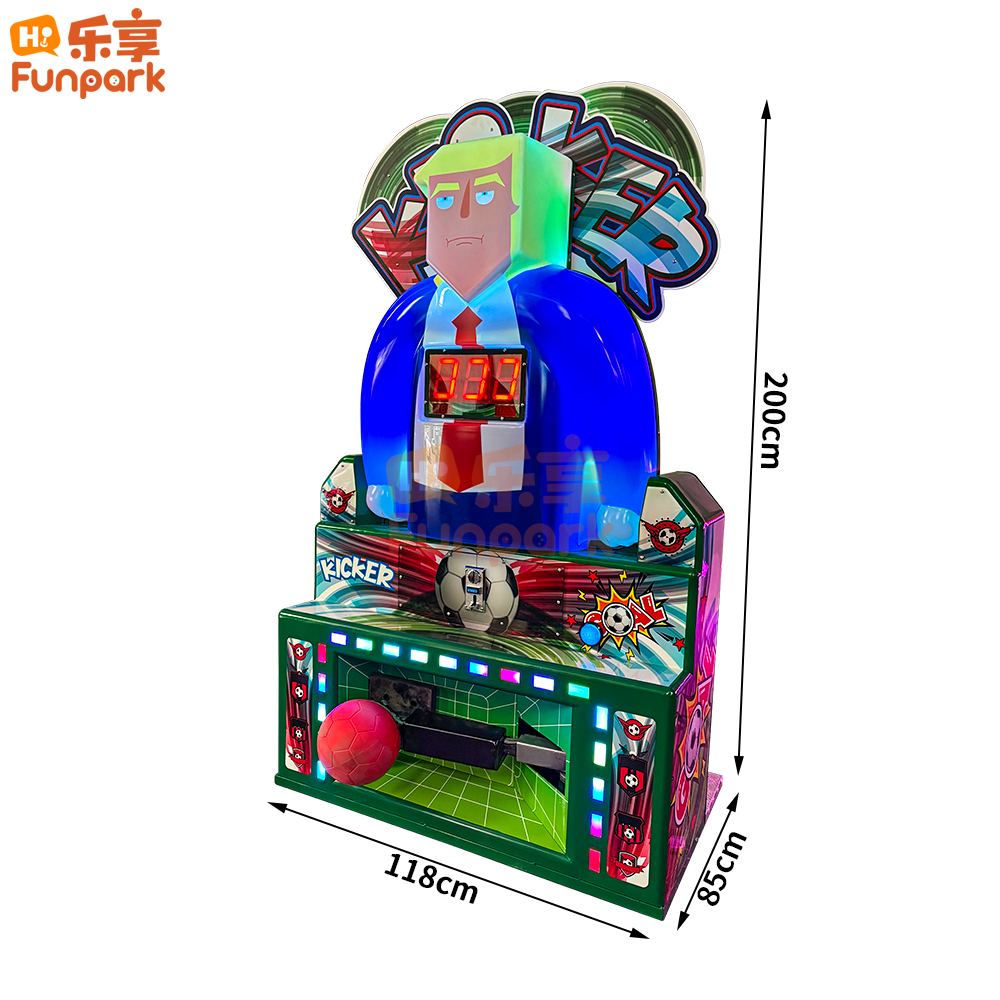 Funpark New Arrival Kicker Foot Kicking Arcade Game Machine Amusement Equipment Coin Operated Games