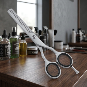 กรรไกรตัดผมมืออาชีพ สแตนเลส 28 ฟัน ปลายทู่ สำหรับคนถนัดขวา - Product Image 3