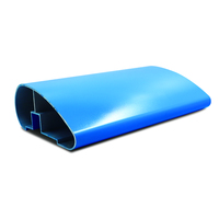 Profilés en aluminium pour rampes d'escalier, tube de main courante en aluminium, couleur personnalisable, accoudoir pour escaliers