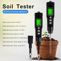 Testeur de sol portable multifonctionnel Bluetooth Vista avec écran LCD, précision de 99 % pour l'azote, le phosphore, le potassium, l'EC, la fertilité et le pH