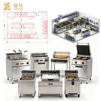 Solution complète d'équipement de cuisine commerciale pour les projets de restaurants et d'hôtels dans les pays en développement