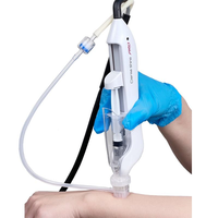 Máquina de Mesoterapia sin Agujas Dermashine, Dispositivo de Succión al Vacío con Material ABS para Rostro, Nariz y Labios, Resistente al Agua, Enchufe US/UK/IT