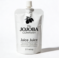 Sachet à bec verseur en aluminium thermoscellable écologique 50 ml 100 ml avec bouchon à pression pour recharge de jus