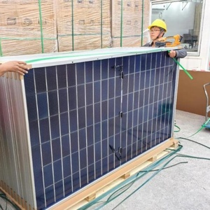แผงโซลาร์เซลล์สีดำทั้งหมด 400W 410W 440w 450W 500W 600W 700W 720W แผง PV ที่ได้รับการรับรอง - Product Image 1