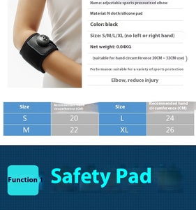 Genouillère de compression réglable en nylon et coton, à rotation à une main, pour le sport, le tennis et le fitness - Product Image 5