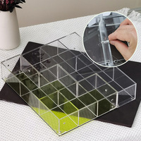 Présentoir en acrylique personnalisé Bubble Mart support de rangement multicouche anti-poussière pour boîte aveugle Labubu accessoires de jeu de figurines