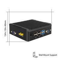Mini PC Industrial sin Ventilador Windows, CPU N5095, Mini PC NUC Industrial sin Ventilador, DDR4 Integrado, SSD, 4*COM