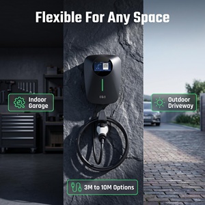 <span class=keywords><strong>Prix</strong></span> d'usine, prêt à être expédié, chargeur mural pour véhicules électriques 48A J1772 avec écran LCD intelligent, certifié CE, robuste, <span class=keywords><strong>11</strong></span> <span class=keywords><strong>kW</strong></span> Type 1 - Product Image 1