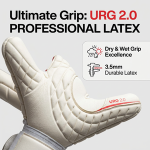 Gants de gardien de but professionnels en latex allemand 3.5mm <span class=keywords><strong>URG</strong></span> 2.0, protection 3D, pour adultes, fabrication OEM ODM personnalisée - Product Image 6