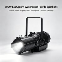 Projecteur Ellipsoidal LED 400W pour Scène de Théâtre Professionnel avec Plusieurs Options de Montage et Modelage Précis du Faisceau
