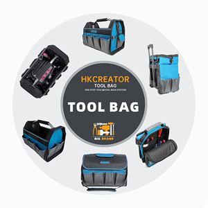 Bolsa de mano multiusos repelente al agua plegable de 16 pulgadas, Organizador con asa de barra de acero, bolsa de herramientas multifunción abierta de 25L - Product Image 1