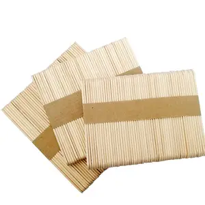 Eco-Friendly food grade popsicle stick 65mm 93mm 114mm wooden ice cream stick