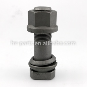 Boulon de moyeu de roue robuste avec écrou à bride, ensemble de goujons de roue de camion de classe 10.9 pour véhicules utilitaires - Product Image 3