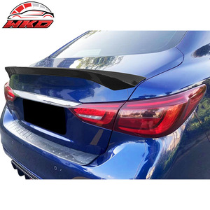 Convient pour Infiniti Q50 2014-2024, style AS, spoiler de coffre, impression carbone - Product Image 6