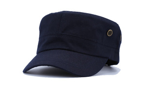 Mũ lưỡi trai nam màu xanh quân đội Mũ nam phiên bản Hàn Quốc của mũ lưỡi trai thông thường Mũ lưỡi trai bằng vải cotton vành phẳng - Product Image 3