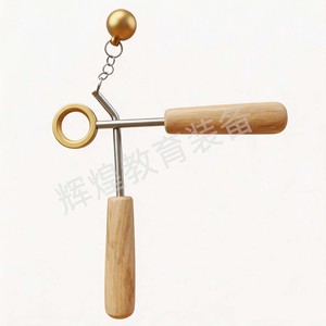 Expansion Demonstration Device with Wooden Handle, Copper Ball and Copper Ring, for High School <b>Physics</b>, Specially Designed for - Product Image 2
