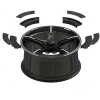 Nouvelles jantes forgées en fibre de carbone concaves personnalisées 5X114.3/5X120/5X112 20/22/24 pouces 25 mm ET pour