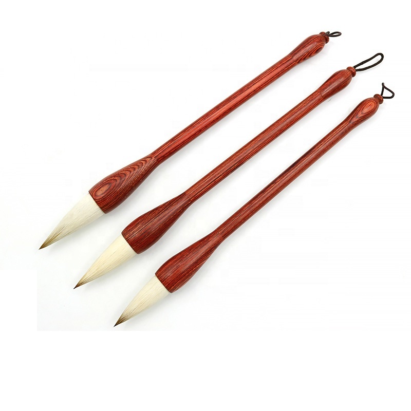 Кисти для китайской каллиграфии, подарочная упаковка из 3 отличных кистей для китайской каллиграфии Kanji Sumi, размер L M S