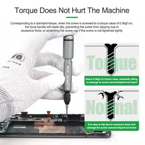 Tournevis <span class=keywords><strong>dynamométrique</strong></span> RELIFE RL-724A avec embouts à forte adsorption magnétique de haute précision pour le démontage et la réparation de téléphones mobiles - Product Image 2