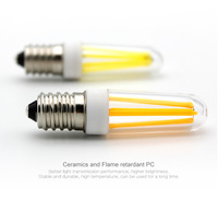 Ampoule à filament LED E12 E14 2W 4W AC 110V 220V Éclairage à 360 degrés pour lustres et lampes décoratives d'intérieur