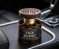 Diffuseur de parfum d'ambiance de luxe personnalisé pour la maison, ensemble de diffuseurs à bâtonnets en verre, huile essentielle, désodorisant d'air - Parfum longue durée, coffret cadeau