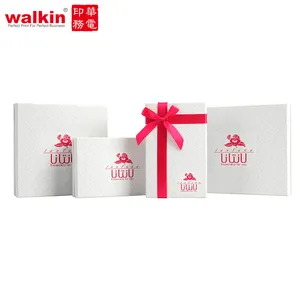 WALKIN Truffle Chocolate Box Packaging, Candy gift Boxes Plastics Tray Pull Out Packing with Clear Window Sleeves