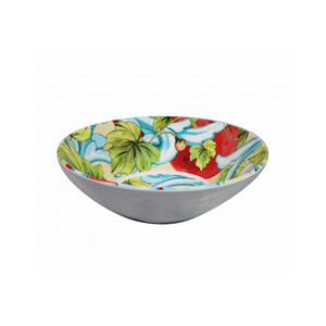 Ciotola in melamina con manico, grande piatto da portata per uso in cucina - Product Image 1