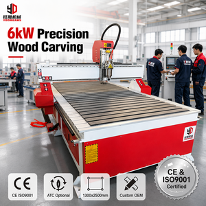 Router CNC para Madera 1325, Automático, de Alta Precisión, con Motor de Rodamiento Único, Máquina Multifunción para Grabado y Trabajos en Madera para Muebles - Product Image 1