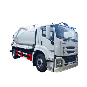 รถบรรทุก ISUZU GIGA 4x2 12 ตัน สำหรับดูดสิ่งปฏิกูลแบบเจ็ท 10 ตัน พวงมาลัยขวา รถดูดสิ่งปฏิกูลแบบถังสุญญากาศ รถบรรทุกถังเก็บของเสีย - Product Image 1