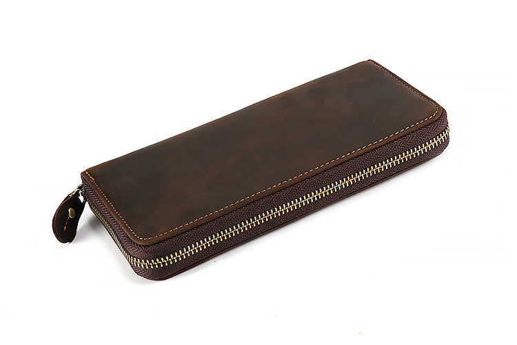 dark brown wallet