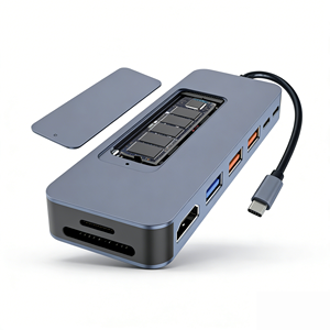 <span class=keywords><strong>Hub</strong></span> <span class=keywords><strong>USB</strong></span> <span class=keywords><strong>C</strong></span> con PD de 100W, <span class=keywords><strong>USB</strong></span>-<span class=keywords><strong>C</strong></span>/<span class=keywords><strong>USB</strong></span>-A 3.2, Lector de Tarjetas SD/TF, Estación de Acoplamiento para Portátil, en Existencia - Product Image 4