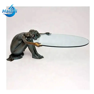 Escultura de Bronce de Sirena de Tamaño Real, de Alta Calidad, para Decoración del Hogar, Mesa de Centro - Product Image 1