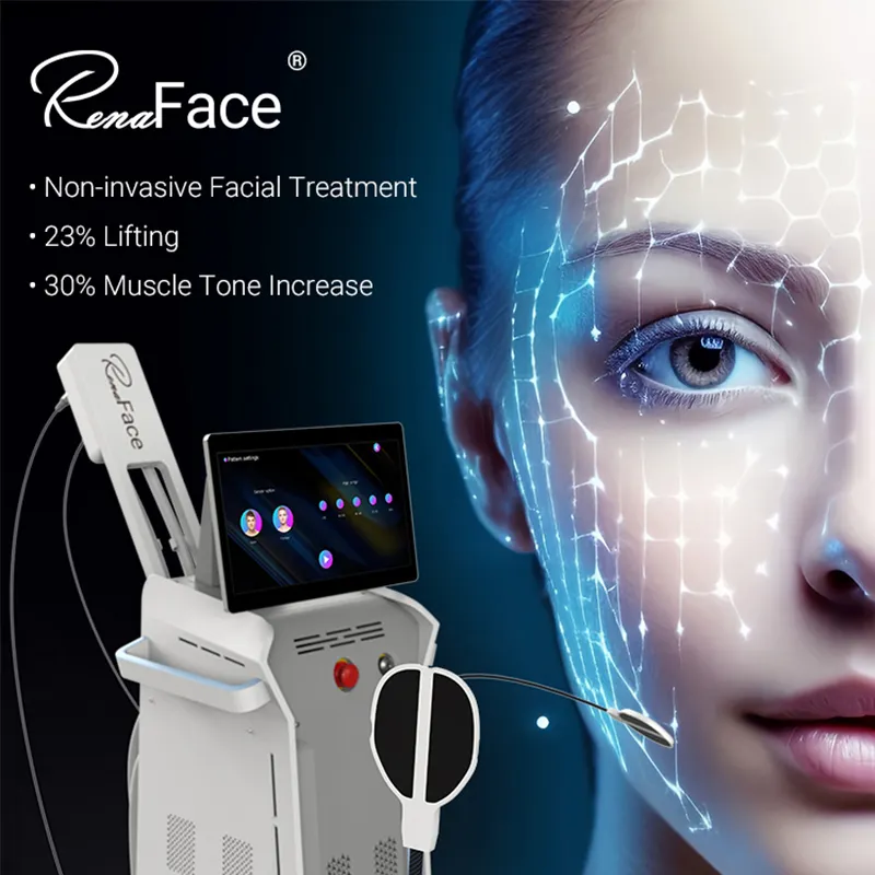 Neuer beliebter Ems-Muskelstimulator elektromagnetisch magnetisch V-Gesicht Ems Rf Haut-Slim-Gesichtsmassagegerät Ems-Gesichtslifting-Gerät