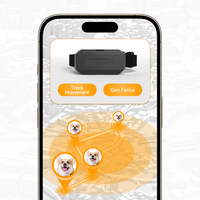 Collar Electrónico Inteligente Oumi para Mascotas con GPS Antipérdida, Material de PC 4G, Modelo OPD01, Rastreador para Perros y Gatos