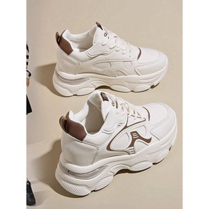 Chaussures de tennis de style rétro moderne, confortables pour un usage quotidien, chaussures de sport avec semelles épaisses et doublure en mesh, résistantes à l'usure - Product Image 5