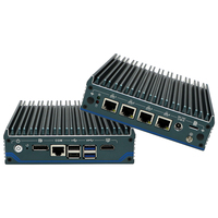 Fanless N100 Mini PC 2.5Gbe IoT Edge Firewall Appliance Router PC HD DP USB WiFi6 Ranura para tarjeta SIM Servidor pequeño PC