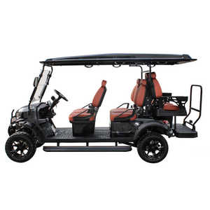 Voiturette de golf avec caddie arrière intégré, chariot de position debout (4+2 places) - Product Image 3
