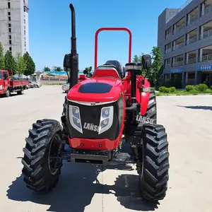 Tractor de equipo agrícola para todo tipo de granjas, estructura compacta 4x4 70hp