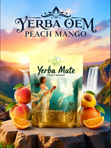 Thé instantané en poudre de marque privée, extrait de yerba mate en poudre avec prébiotiques, enzymes digestives, santé intestinale, 20 portions par sachet - Product Image 5