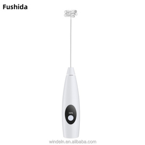 Espumador de Leche Eléctrico con Pantalla LCD Digital Modelo 2025, Batidor Doble para Huevos, Mezclador con Carga USB para Batidos de Proteínas - Product Image 1