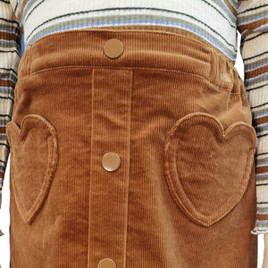 فستان خريفي أنيق جديد للفتيات مصنوع من قماش الكوردروي القطني 100% - Product Image 6