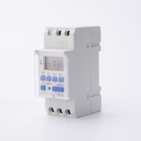 CHRE Sakelar Timer Elektronik Digital THC-15A Analog Terprogram untuk Tangga 16A 24 Jam 230V