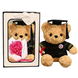 plush toy animals Graduation Stuff Teddy Bear Gown Custom Stuffed Toy