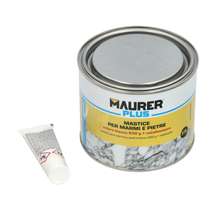 Stucco per marmo 375 ml. Bianco con Catalizzatore - Product Image 1