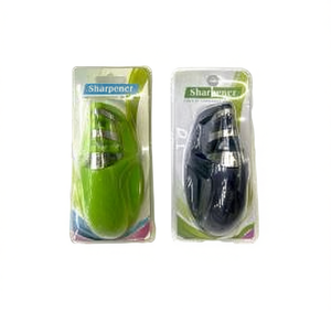 Temperino Elettronico Manuale in Plastica Misura Standard per Uso Scolastico e Ufficio Colori Assortiti - Product Image 1