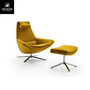 <span class=keywords><strong>Fauteuil</strong></span> simple nordique, moderne, en <span class=keywords><strong>cuir</strong></span> et tissu, avec accoudoirs bas, nouveau design, pour hôtel, salon, <span class=keywords><strong>fauteuil</strong></span> inclinable de détente - Product Image 6