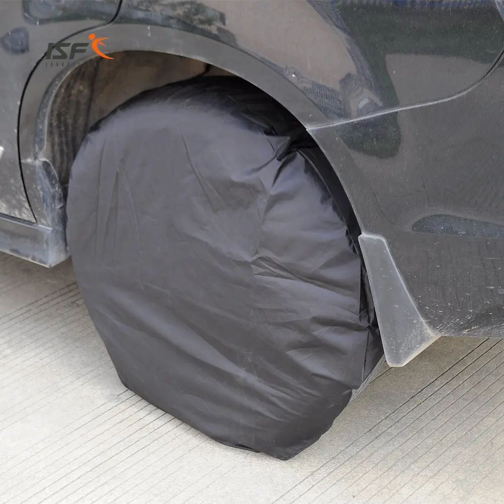 High Quality Polyester Fabric Dustproof And Waterproof Car Tire Cover